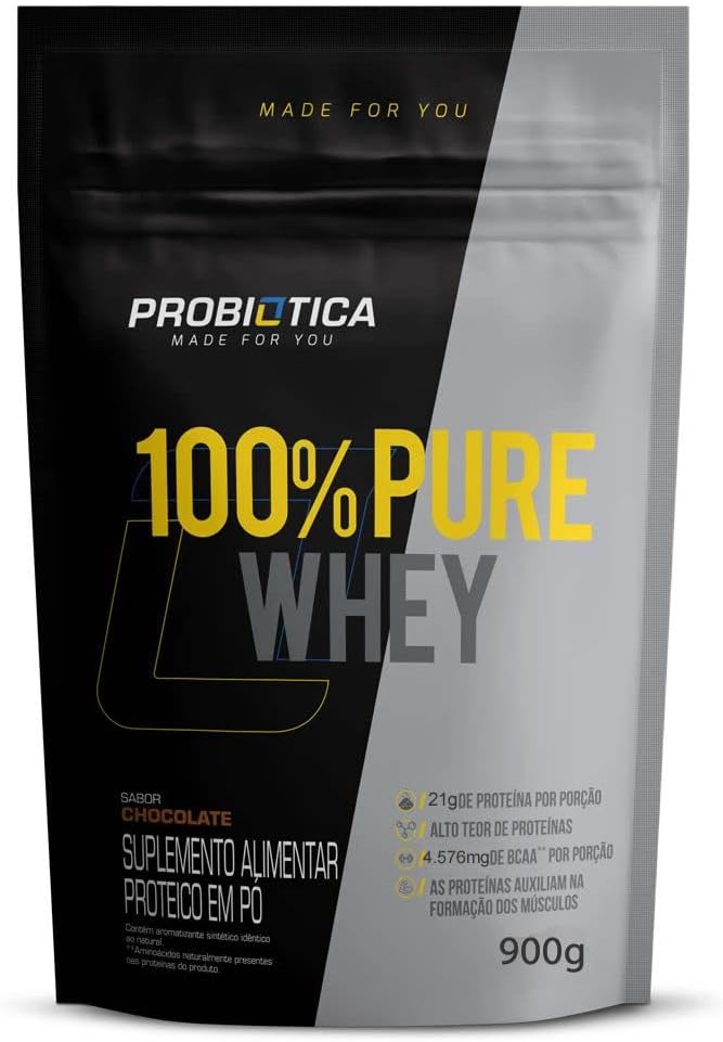 100% PURE WHEY (REFIL-900) PROBIOTICA