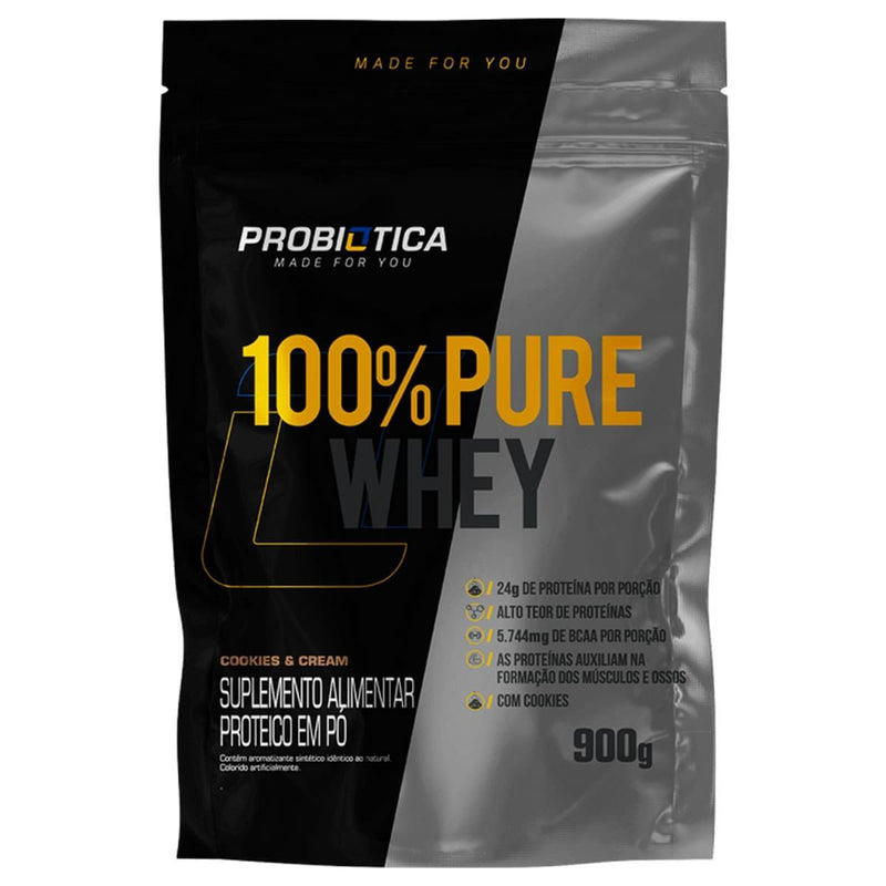 100% PURE WHEY (REFIL-900) PROBIOTICA