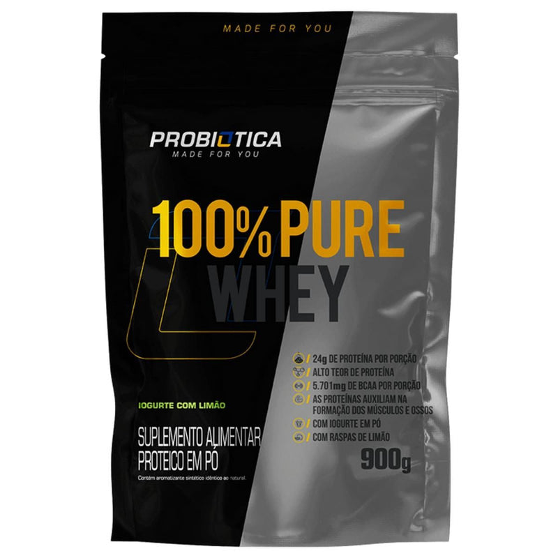 100% PURE WHEY (REFIL-900) PROBIOTICA