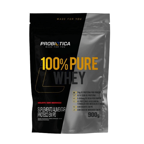 100% PURE WHEY (REFIL-900) PROBIOTICA