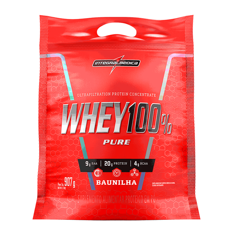 WHEY 100% PURE (REFIL-907G) INTEGRALMEDICA