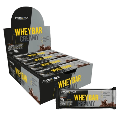 WHEY BAR CREAMY (12UNID-38G) PROBIOTICA