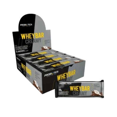 WHEY BAR CREAMY (12UNID-38G) PROBIOTICA