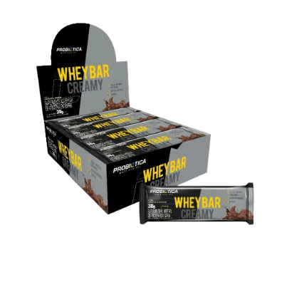 WHEY BAR CREAMY (12UNID-38G) PROBIOTICA