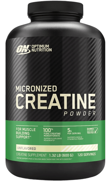 MICRONIZED CREATINE MONOHYDRATE POWDER (600G) OPTIMUM NUTRITION