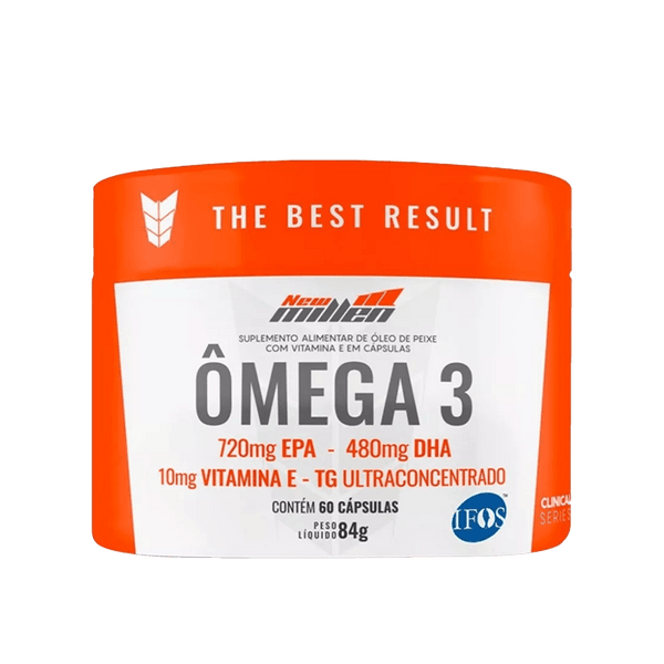 OMEGA 3 COM VITAMINA-E (60CAPS) NEW MILLEN