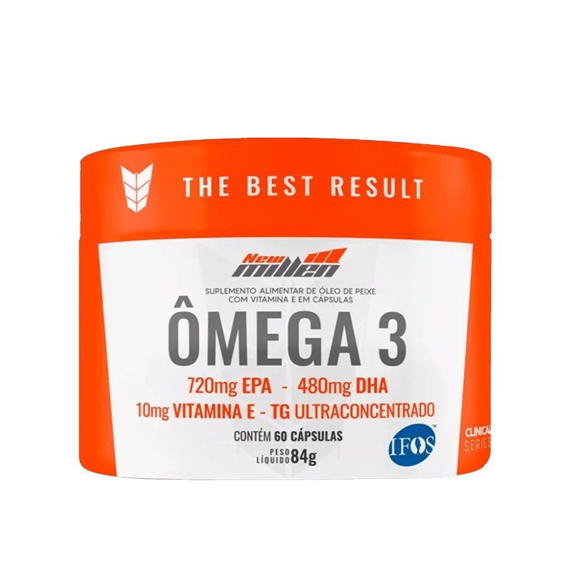 OMEGA 3 COM VITAMINA-E (60CAPS) NEW MILLEN