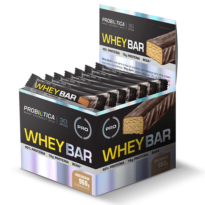 WHEY BAR (24UNID-40G) PROBIOTICA