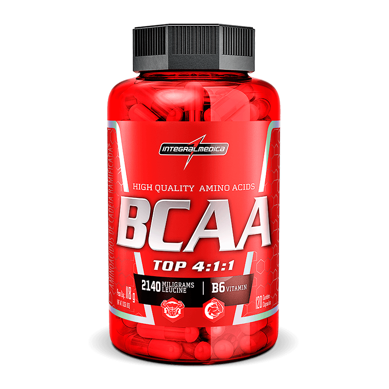 AMINO BCAA TOP 4:1:1 (120CAPS) INTEGRALMEDICA