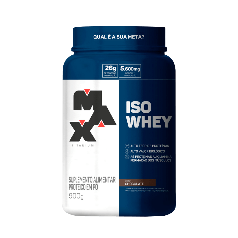 ISO WHEY (900G) MAX TITANIUM