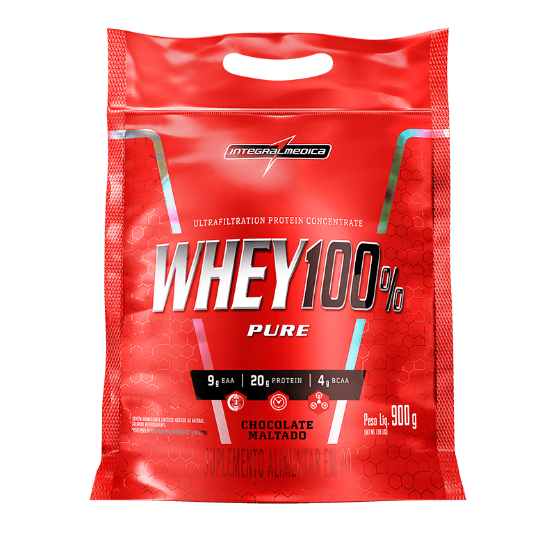 WHEY 100% PURE (REFIL-907G) INTEGRALMEDICA