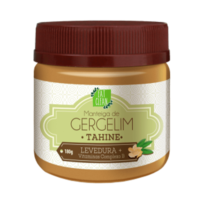 MANTEIGA DE GERGELIM TAHINE LEVEDURA (180G) EAT CLEAN