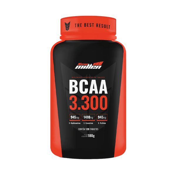 BCAA 3300MG + D-RIBOSE (120TABS) NEW MILLEN