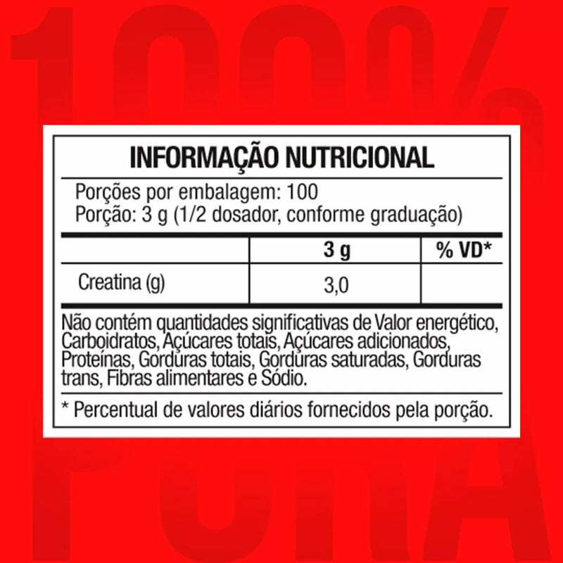 CREATINA (300G) FTW 100% PURA